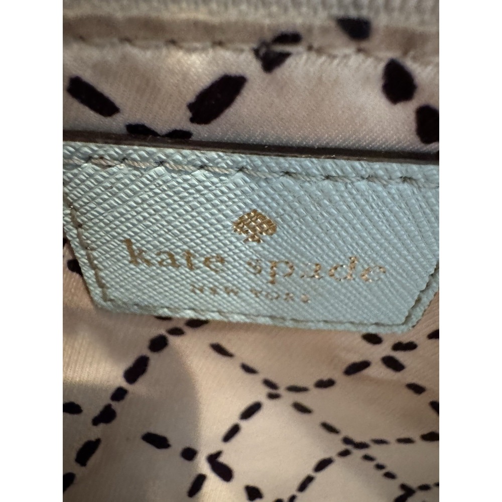 kate spade NEW YORK Mint Green Leather Purse W/Removable Strap Gently Used - Picture 8 of 16